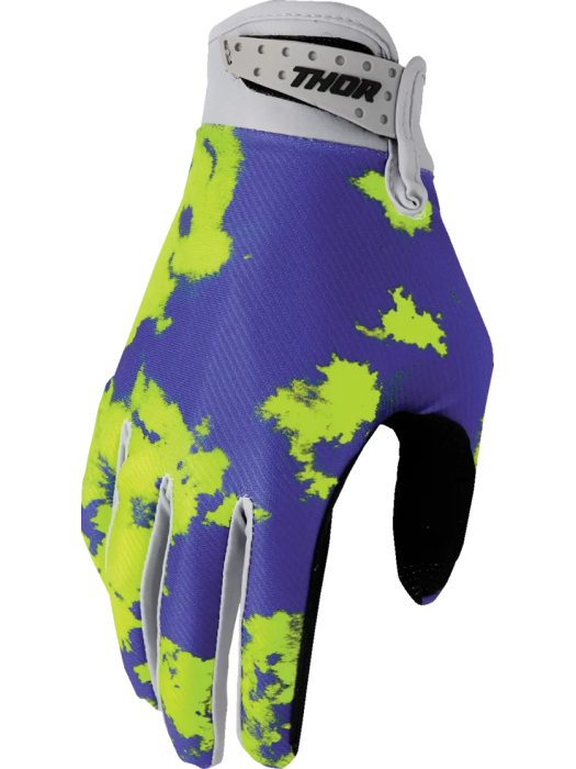 Детски Ръкавици THOR YTH Launchmode Bleach GRAY/ACID